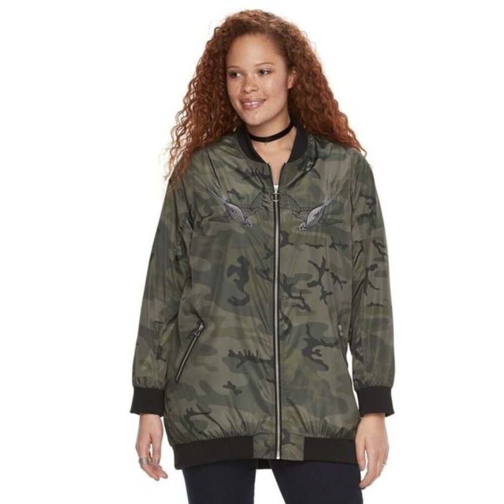 New Rock & Republic® Camo Bomber Jacket